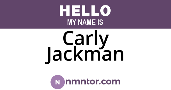 Carly Jackman