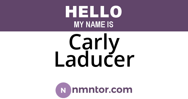 Carly Laducer