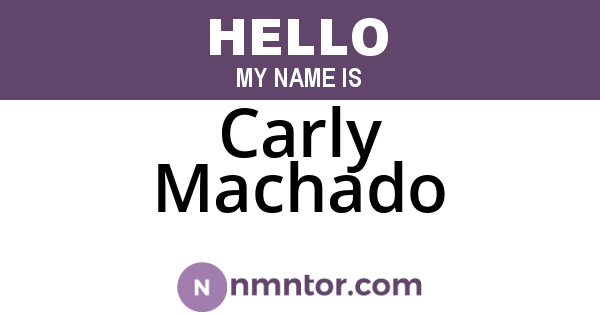 Carly Machado
