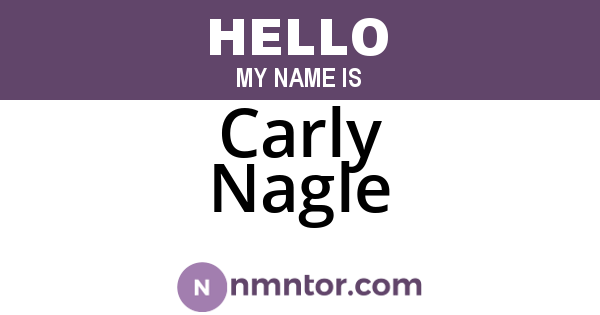 Carly Nagle