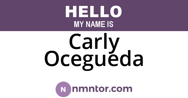 Carly Ocegueda