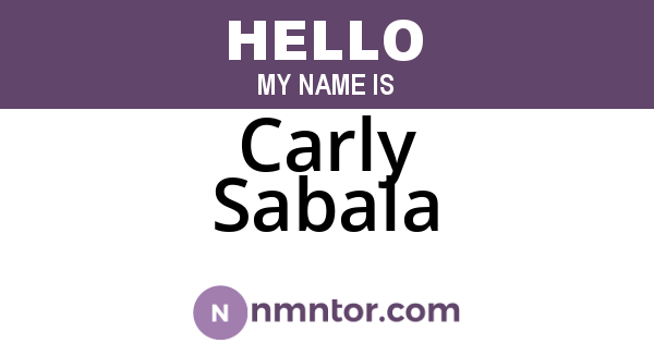 Carly Sabala