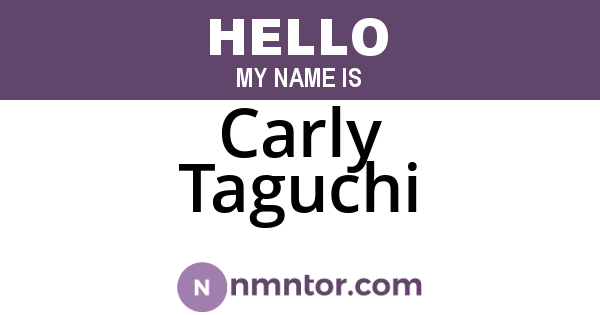 Carly Taguchi