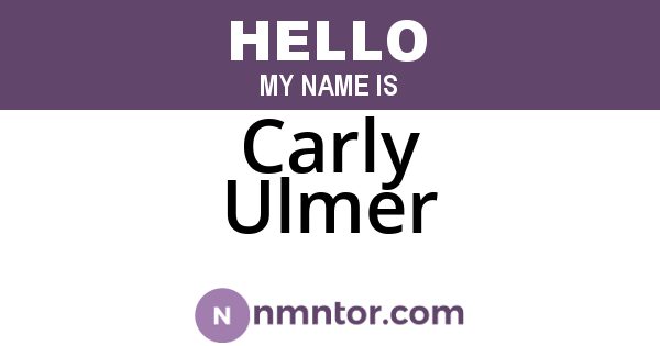 Carly Ulmer