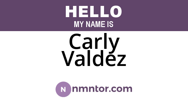 Carly Valdez
