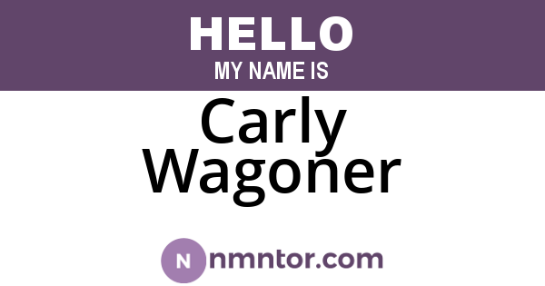 Carly Wagoner