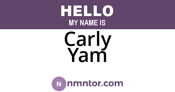 Carly Yam