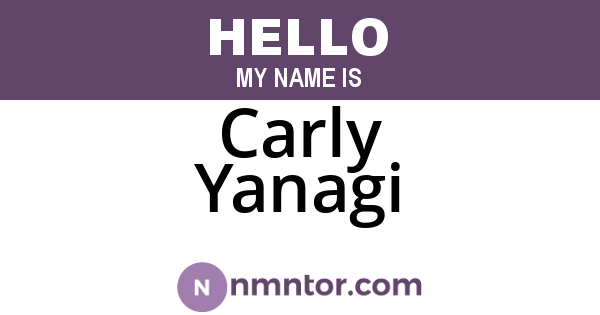 Carly Yanagi