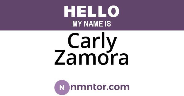 Carly Zamora
