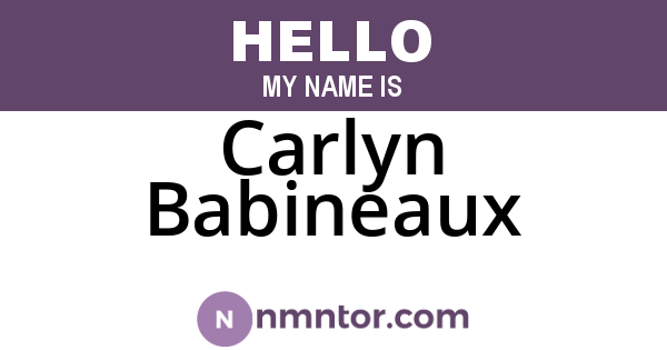 Carlyn Babineaux
