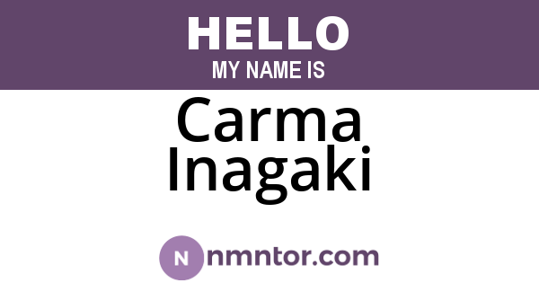 Carma Inagaki