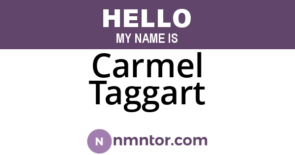 Carmel Taggart