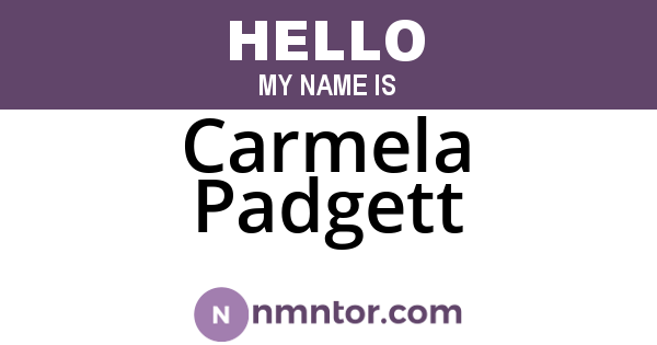 Carmela Padgett