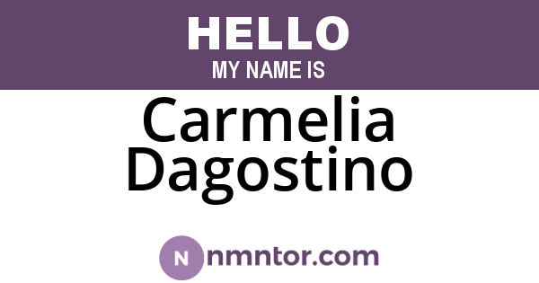Carmelia Dagostino