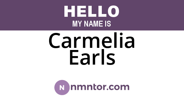Carmelia Earls