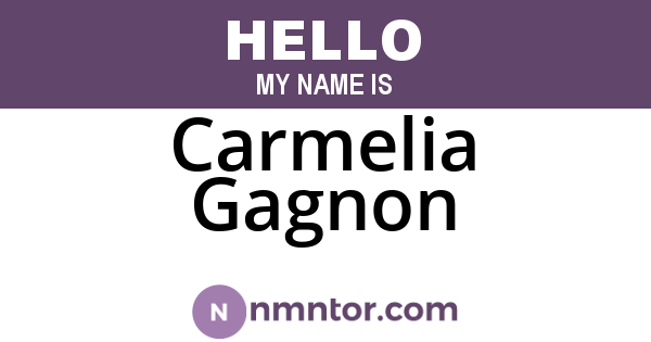 Carmelia Gagnon