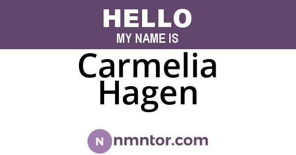 Carmelia Hagen