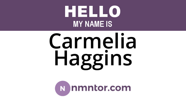 Carmelia Haggins