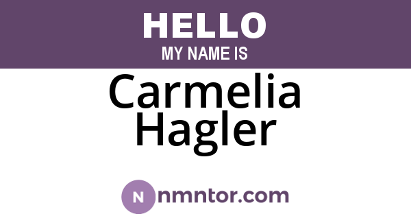 Carmelia Hagler