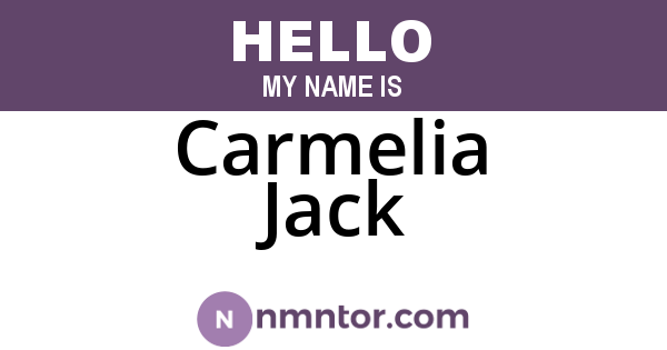Carmelia Jack