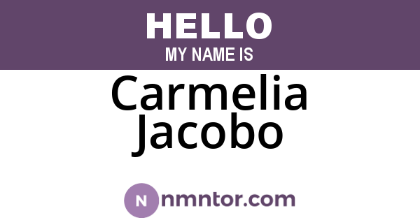 Carmelia Jacobo