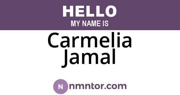 Carmelia Jamal