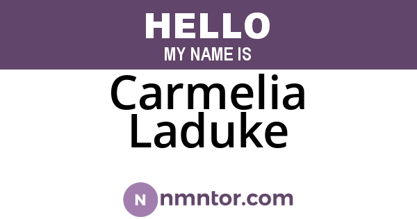 Carmelia Laduke