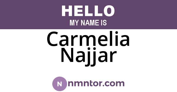 Carmelia Najjar