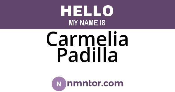 Carmelia Padilla