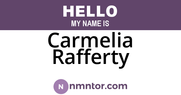 Carmelia Rafferty