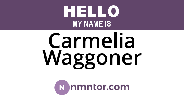 Carmelia Waggoner