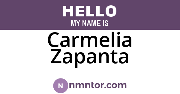 Carmelia Zapanta