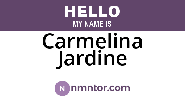 Carmelina Jardine