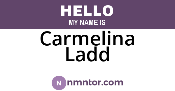 Carmelina Ladd