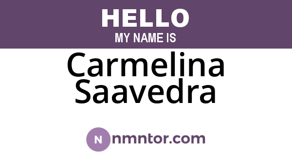 Carmelina Saavedra