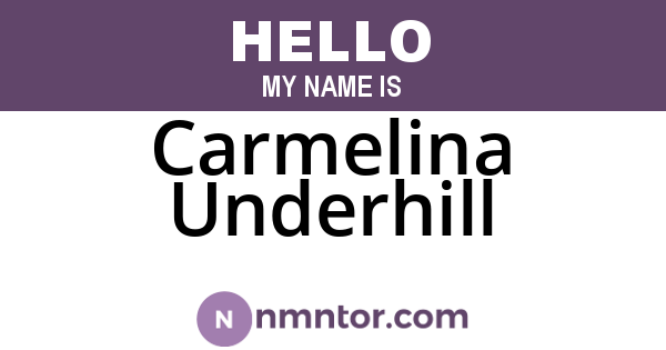 Carmelina Underhill