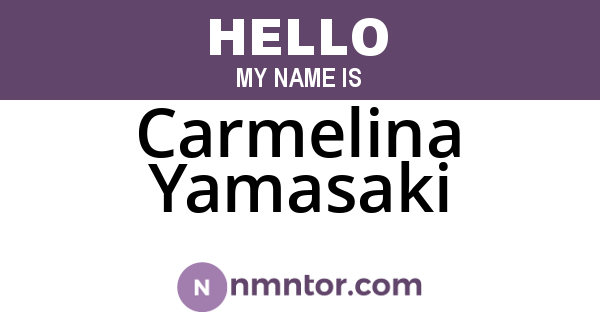 Carmelina Yamasaki