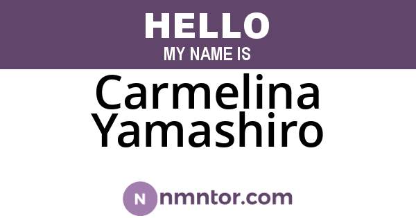 Carmelina Yamashiro