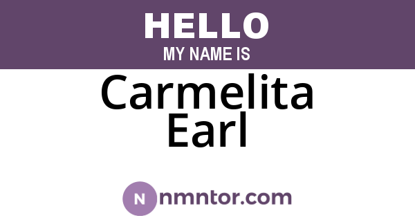 Carmelita Earl