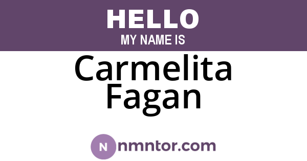 Carmelita Fagan