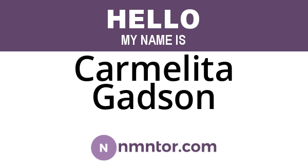 Carmelita Gadson