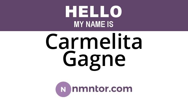 Carmelita Gagne