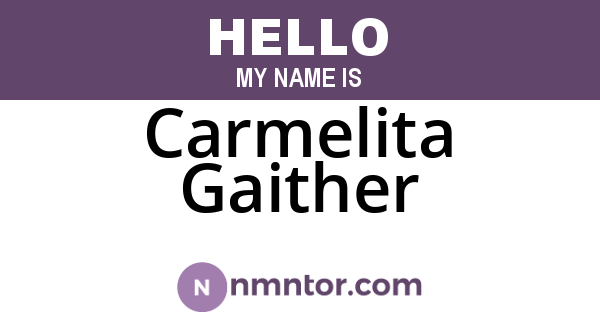 Carmelita Gaither