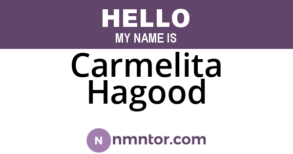 Carmelita Hagood