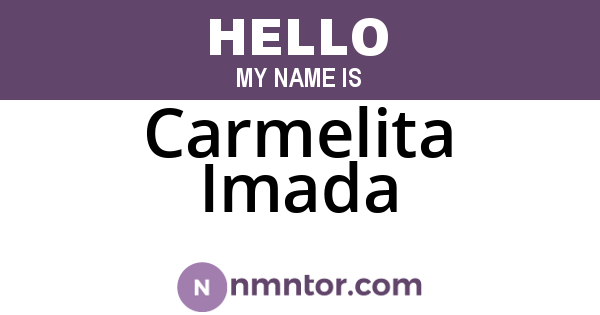 Carmelita Imada