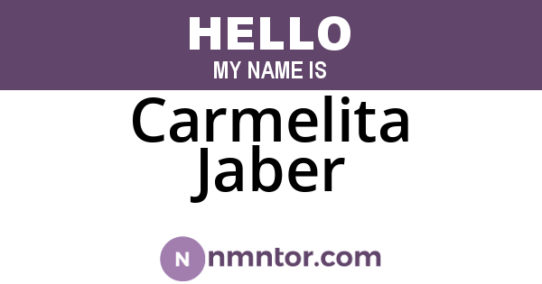 Carmelita Jaber