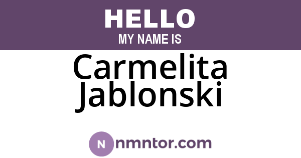 Carmelita Jablonski