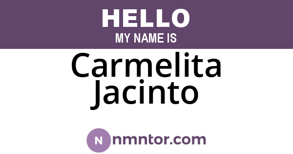 Carmelita Jacinto