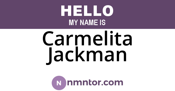 Carmelita Jackman