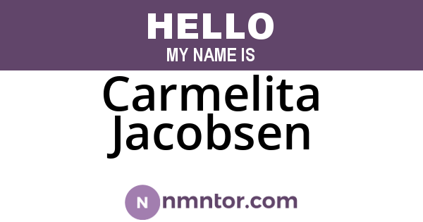 Carmelita Jacobsen